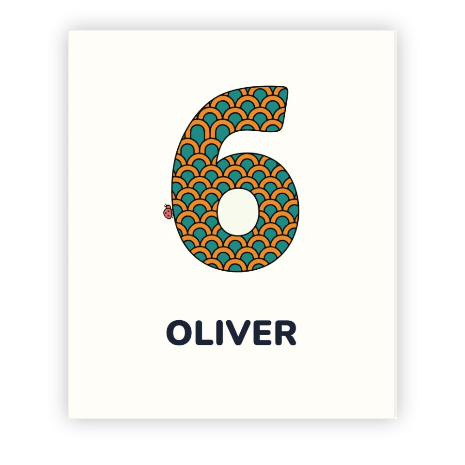 6 Year Old Birthday Book